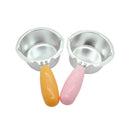 Kitchen Chocolate Fondue /Cheese Melting Pot Heater Small Aluminum Pot Pink