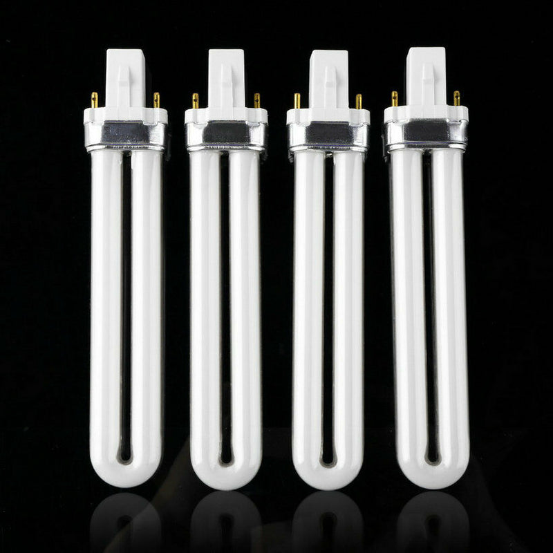 4 x 9w UV Lamp Tube Light Bulbs Gel Nail Art Dryer Replacement Curing Make Up