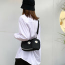 Daisy Underarm Shoulder Bag Multi-function Women Messenger Handbag (Black)