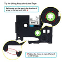 Label Tape 12Mm 0.47Inch Laminated TZe-231 TZe-931 TZe-431 TZe-531 TZe-631
