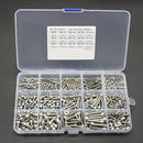480pcs Hex Socket Head Cap Screws Nut Kit Set M2 M3 M4 Stainless Steel For  C2Q3