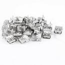 30 Pcs USB Female Type A Port 4-Pin DIP 90 Degree Jack Socket Connector