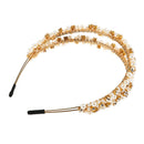Wedding Bridal Crystal Diamante Headband Bridesmaid Double Row Tiara Crown