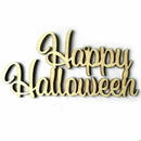 10pcs Wooden Happy Halloween Pendant Small Hangings Pendants Props for DIY