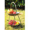 38cm Cake Stand 2 Tier Snack Display Stand for Birthday Parties Fruit Basket