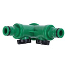 Irrigation 2 way Tap Garden Tap valve Hose Pipe Splitter Quick Connector Adap Gw
