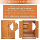 Strong Magnetic Door Closer Cabinet Catch Latch Cupboard Thin U lock Closer Z4B3