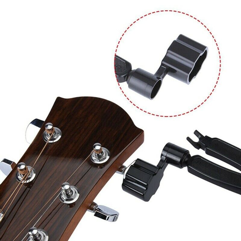 3 in 1 Guitar String Winder String Cutter Bridge Pin Puller Repair Tool