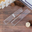 Triangle Pen Case Storage Box Stationery Organizer School Office Use*Transpare3C