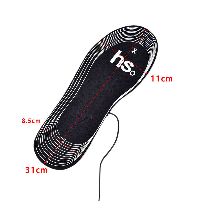 Winter Rechargeable Heated Insoles Feet Warming Insoles Electric Foot Warmer Bj
