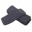 5 Layers Stay Dry Bamboo Charcoal Fleece Baby Cloth Diaper Inserts, Absorbe M6V7