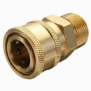 2pairs Brass Fast Release Coupler 3/8" Pressure