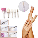 5 Bits Electric Nail File Drill Kit Tips Manicure Salon Pen Shape Set Makeup Pro