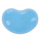 Blue Gel Wavy Mouse Pad Wrist Rest Support for Desktop PC Computer