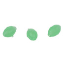 100PCS Fisherman Fishing Lure Glow In the Dark Green Egg Beads 3mm x 4mm