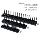 3 Pcs/set Metric Plastic Socket Organizer Holder Storage Trays - 1/4 inch,3