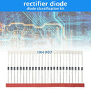 200pcs 14 Sizes Fast Switching Schottky Diode Assorted Kit 1N4001 1N4004 1N4007