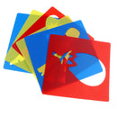 12x Plastic Drawing Ruler Templates Stencils for Children DIY Drawing Toys
