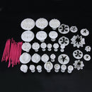47 pcs Sugarcraft Cake Decorating Fondant Icing Plunger Tools Mold Mould