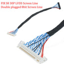 250mm with hooks LVDS Cable FIX S8 30P double 8bit for 17-21 LCD LVDS cab3 Gw