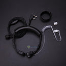 SN9F 2 Pin Covert Acoustic Tube Earpiece Headset PTT Throat MIC for Baofeng UV5R