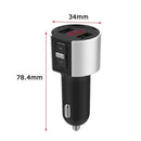 Bluetooth V4.2 Wireless Handsfree Car FM Transmitter MP3 Player 2 USB Charg top