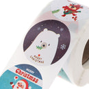 2Inch Christmas Stickers Envelope Gift Stationery Cards Package Party Seal SEAU
