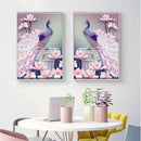 5D Diy Diamond Painting Cross Stitch Yulan Peacock Diamond Embroidery Diamo K3F5