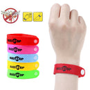 10Pcs Bracelet Anti Mosquito Wrist Bands Repellent Outdoor Camping Equipment ME