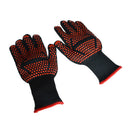 1X(300-500 Centigrade Extreme Heat Resistant Bbq Gloves - Lining Cotton - F