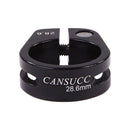 1pc MTB Cycling Seat Tube Clip Bike Release Seatpost Clamp (28.6mm Black) A