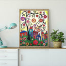 5D DIY Special Shaped Diamond Painting Tree Cross Stitch Mosaic Craft Kits