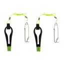 2pcs Power Grip Plus Line Release Clips with 17-Inch Leader, Boat Fishing