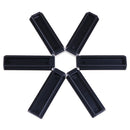 1Pc Black Foldable Non-Slip Heat Resistant Pad Trivet Pan Pot Holder Mat Kit Pg