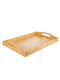 Solid Wood Flat Tea Tray Coffee Food Drink Serving Table 38*25cm Newest Useful