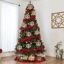 10pcs/bag DIY Wooden Clip Christmas Tree Pendant Handmade Pendant Gifts (C) A
