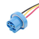 5Pcs 9004 Connector Female Socket Holder Base Light Bulb Harness Pre-wired