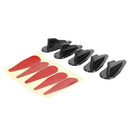 ABS Car  Air Vortex Generators Diffuser Fins for Trunk Spoiler Wing Universal