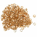 200 PCS Metal Round Eyelets/ Rivets Golden 8 mm 0.35" Newly