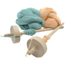 Drop Spindle Top Whorl Yarn Spin Hand Carved Wooden Tool Gift For Beginners Q4K6