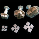 3X DIY Bakeware Flower Plunger Cutter Mold Embossed Stamp Fondant Cake Cookies F