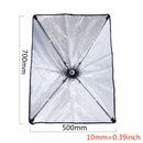 50x70cm Studio Light Photography Softbox Umbrella For 4Socket E27 Lamp Bulb Head