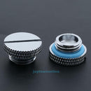 2 Pcs G1/4 Thread Low Profile Plug for PC Water Cooling Radiator Reservoir