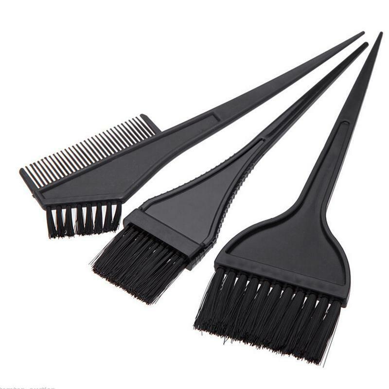 5x Hairdressing Hair Dye Color Bowl Color Mixing Comb Brush Set Kit Tint Too JR