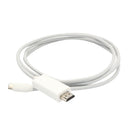 USB3.1 Type-C to HDMI Adapter Cable Converter For Macbook HDTV Projector 6ft