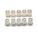 10x Printer USB Interface BF90 Degree Type B USB Data D Mouth Socket Connecto Kw