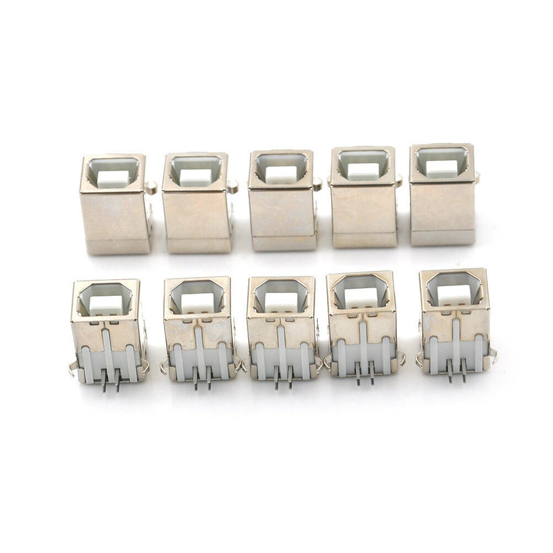 10x Printer USB Interface BF90 Degree Type B USB Data D Mouth Socket Connecto Kw