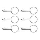 6pcs Durable Stainless Steel Boat Bimini Top Deck Hinge Quick Release Ball Pins