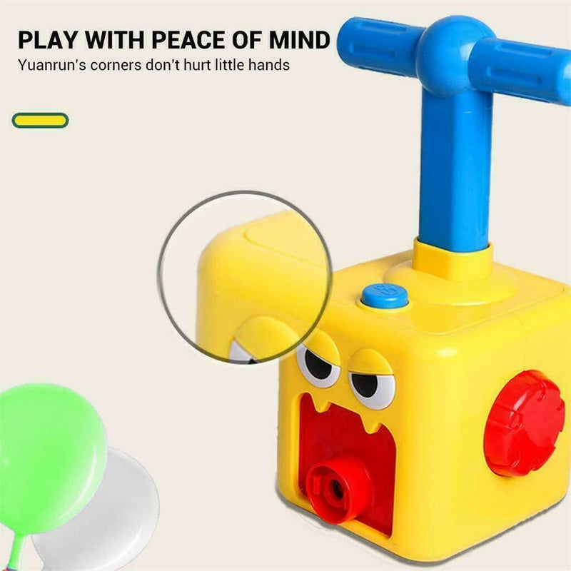 Fun Inertia Balloon Powered Car Toys Aerodynamics Inertial Kids Power 2020 F6Q3
