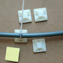 10Set Cable Clips Adhesive Cord Management Wire Wall Holder Organizer Clam PLES
